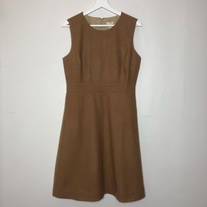 J. Crew Factory Brown Sleeveless Dress